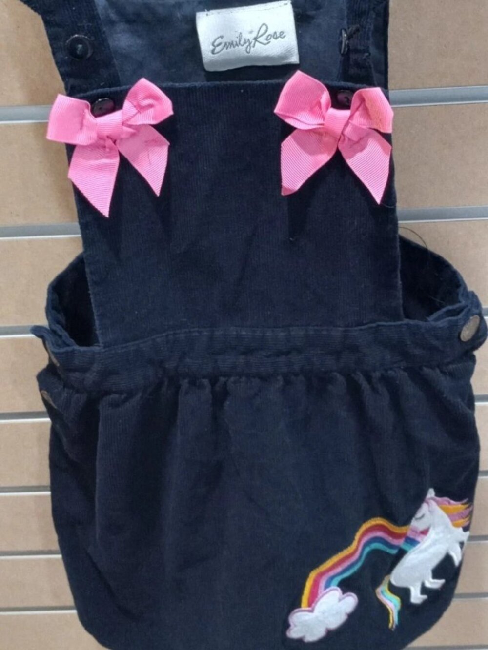 Emily Rose Girls Toddler Unicorn Bow Dress Size 3T